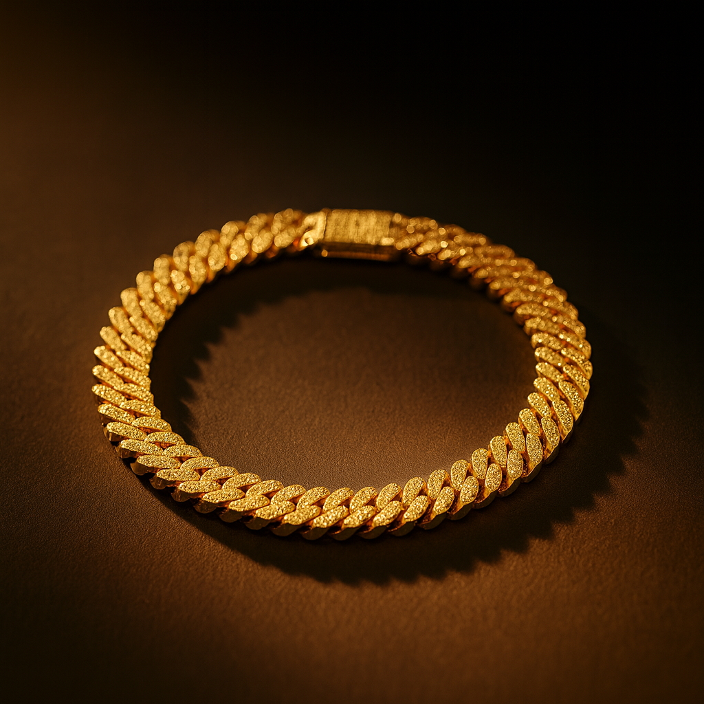 Prong Link Iced Cuban Bracelet