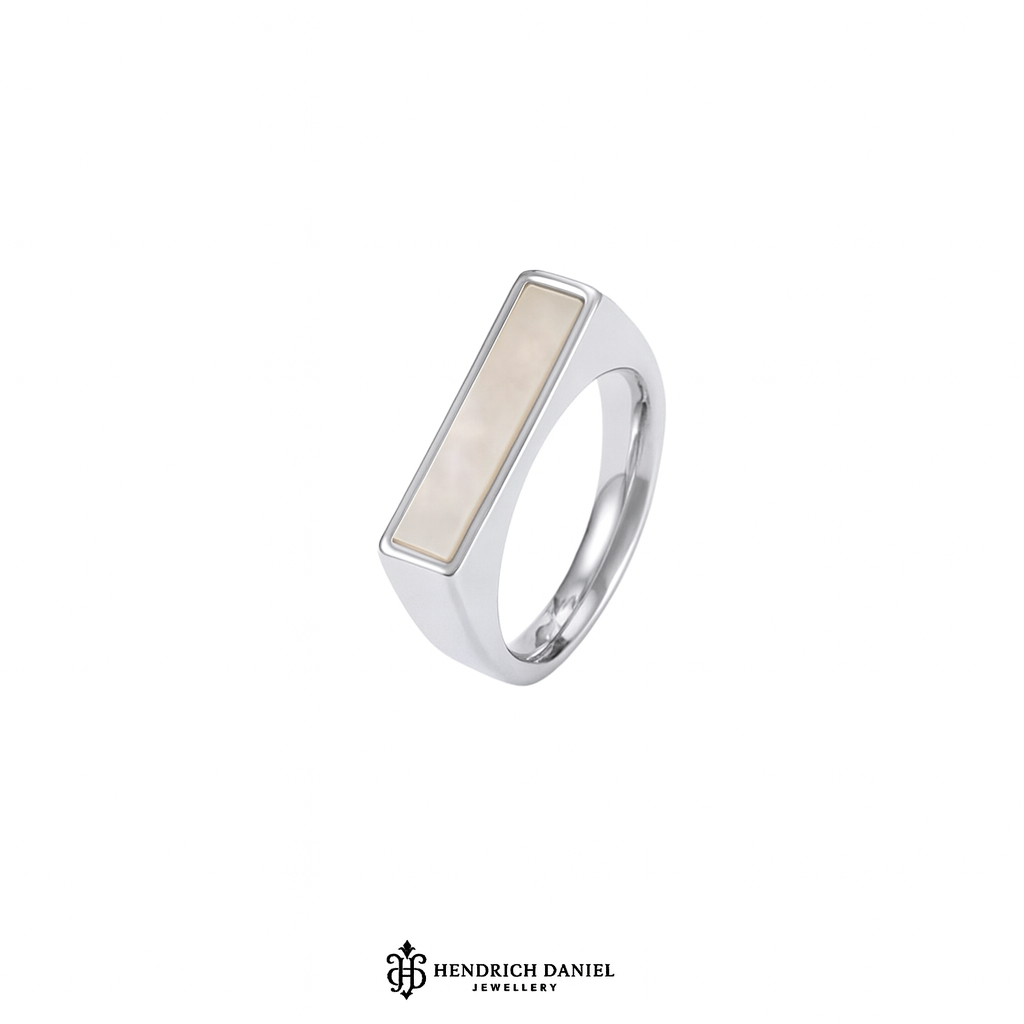 Rectangle Stone Signet Ring