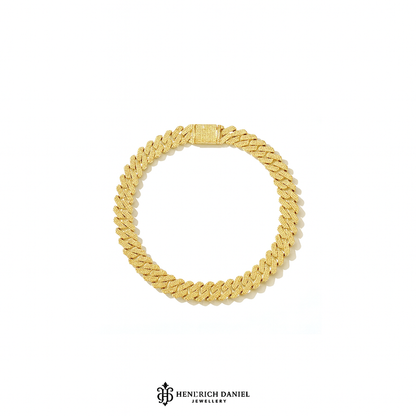 Prong Link Iced Cuban Bracelet