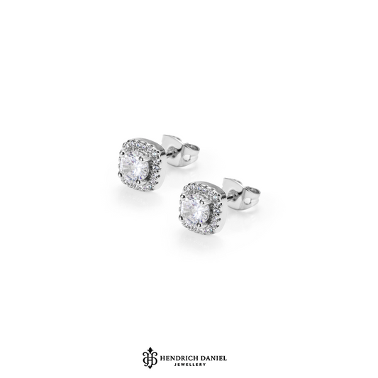 Mini Round Cut Halo (White Stone)