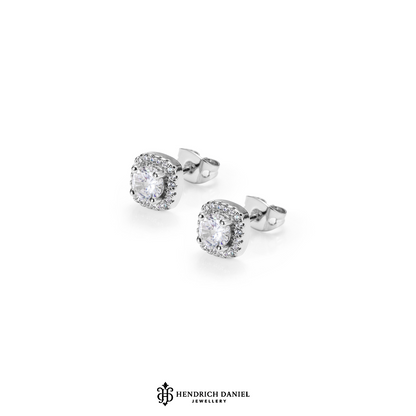 Mini Round Cut Halo (White Stone)