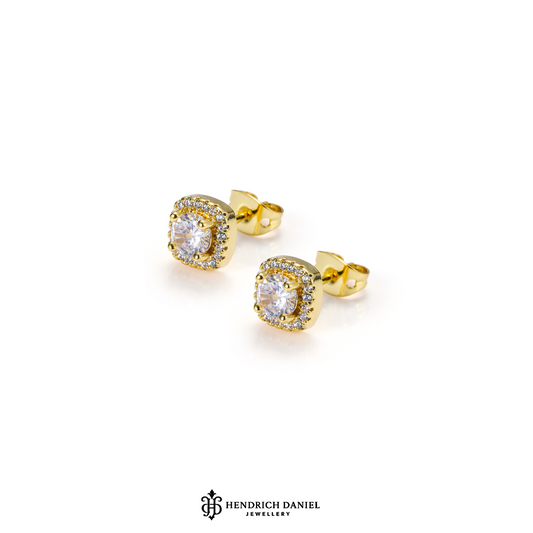 Mini Round Cut Halo (White Stone)