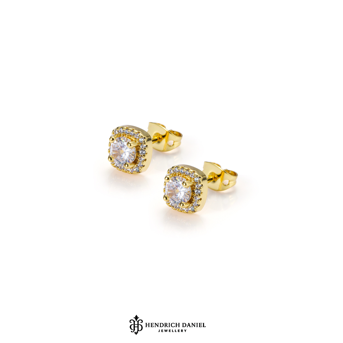 Mini Round Cut Halo (White Stone)