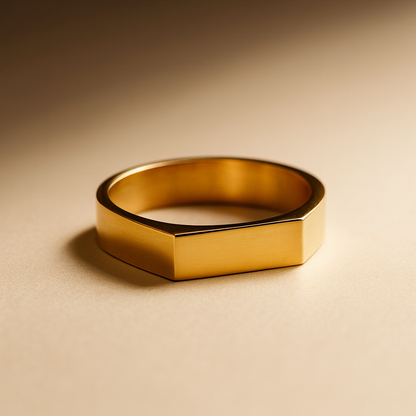 Rectangle Signet Ring