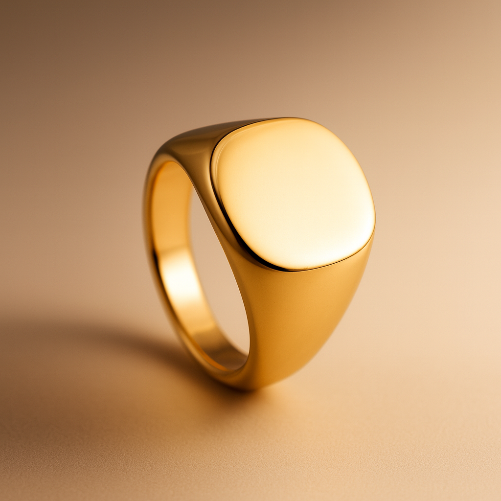 Squared Signet Ring