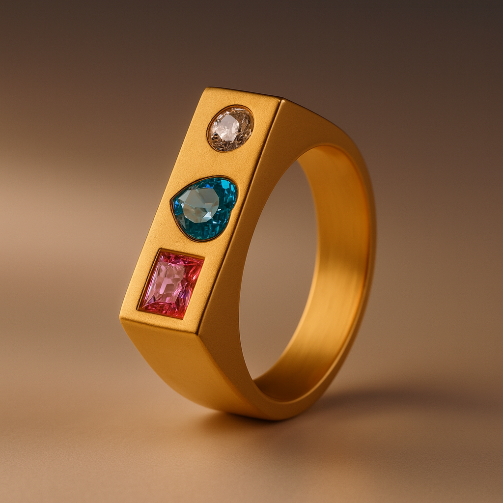 Vintage Stone Signet Ring