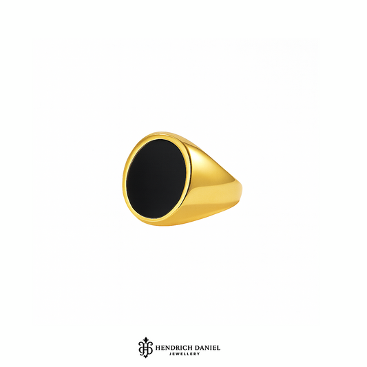 Oval Stone Signet Ring