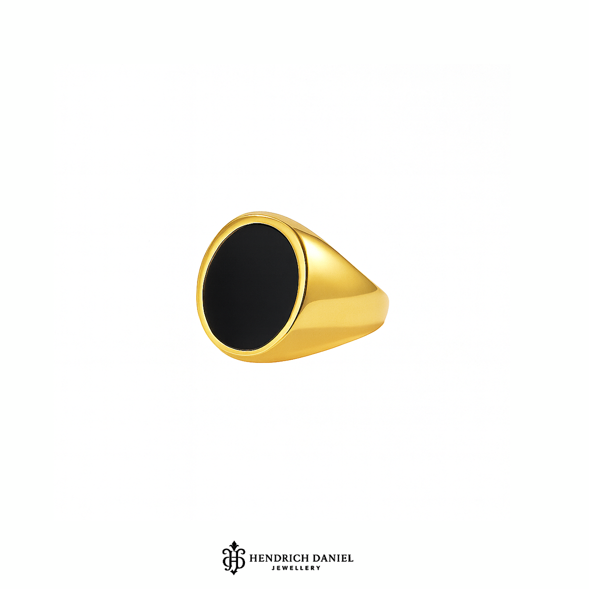 Oval Stone Signet Ring