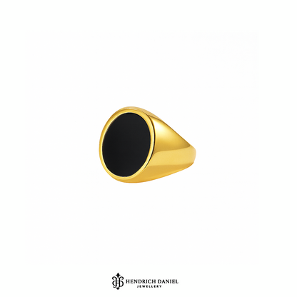 Oval Stone Signet Ring